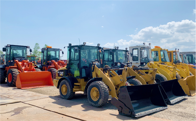 Exhibit and sell high quality second-hand heavy machinery